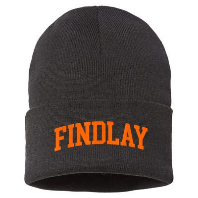 Findlay Arch Athletic College University Alumni Style Sustainable Knit Beanie
