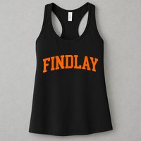 Findlay Arch Athletic College University Alumni Style Womens Tank Top