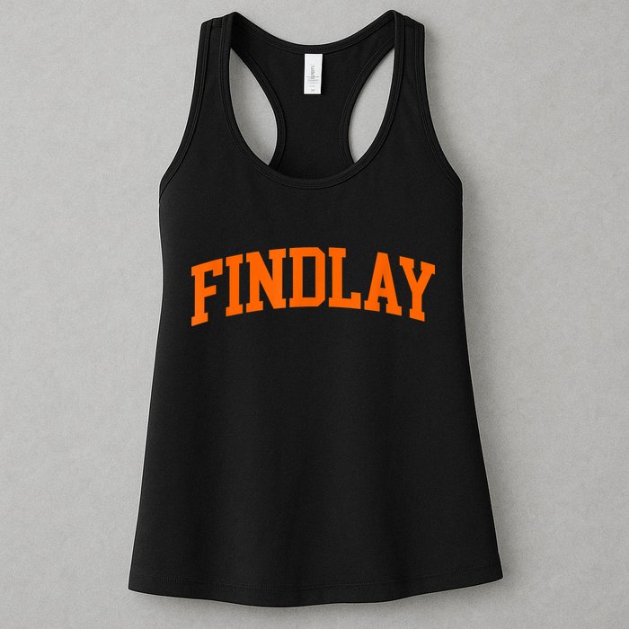 Findlay Arch Athletic College University Alumni Style Womens Tank Top