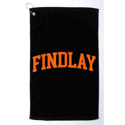 Findlay Arch Athletic College University Alumni Style Golf Towel