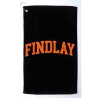 Findlay Arch Athletic College University Alumni Style Golf Towel