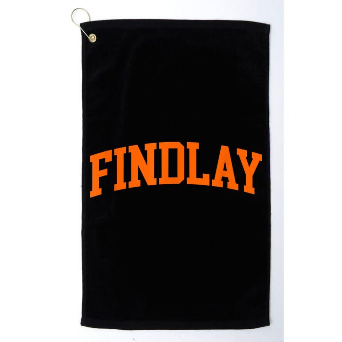 Findlay Arch Athletic College University Alumni Style Golf Towel