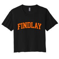 Findlay Arch Athletic College University Alumni Style Crop Top