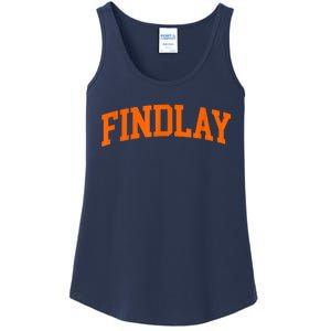 Findlay Arch Athletic College University Alumni Style Ladies Essential Tank