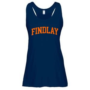 Findlay Arch Athletic College University Alumni Style Ladies Essential Flowy Tank