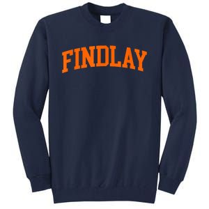 Findlay Arch Athletic College University Alumni Style Tall Sweatshirt