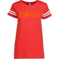 Findlay Arch Athletic College University Alumni Style Enza Ladies Jersey Football T-Shirt