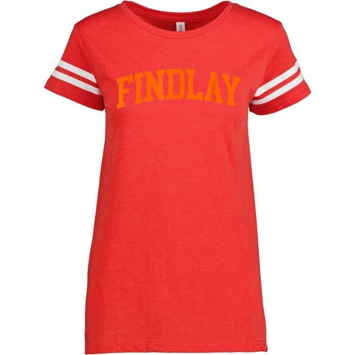 Findlay Arch Athletic College University Alumni Style Enza Ladies Jersey Football T-Shirt