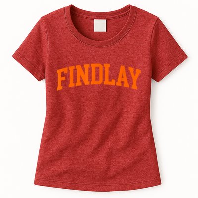Findlay Arch Athletic College University Alumni Style Womens T-Shirt