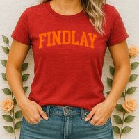 Findlay Arch Athletic College University Alumni Style Womens T-Shirt