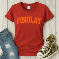 Findlay Arch Athletic College University Alumni Style Womens T-Shirt