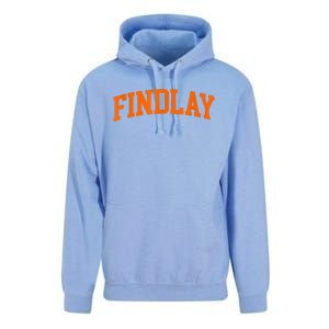 Findlay Arch Athletic College University Alumni Style Unisex Surf Hoodie