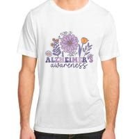 Flowers Alzheimer Awareness Dementia Awareness Alzheimers Walk Forget Me Not Adult ChromaSoft Performance T-Shirt