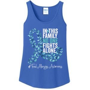 Food Allergies Awareness Month Teal Ribbon Gift Ladies Essential Tank