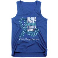 Food Allergies Awareness Month Teal Ribbon Gift Tank Top