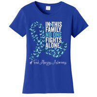 Food Allergies Awareness Month Teal Ribbon Gift Women's T-Shirt