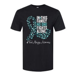 Food Allergies Awareness Month Teal Ribbon Gift Softstyle CVC T-Shirt