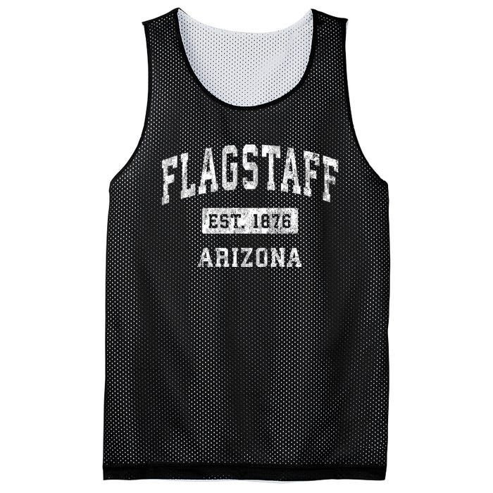 Flagstaff Arizona Az Vintage Established Sports Mesh Reversible Basketball Jersey Tank