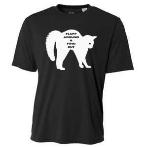 Fluff Around And Find Out Funny Cat Cooling Performance Crew T-Shirt