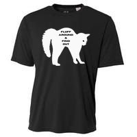 Fluff Around And Find Out Funny Cat Cooling Performance Crew T-Shirt