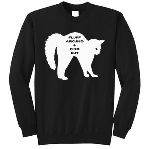 Fluff Around And Find Out Funny Cat Sweatshirt