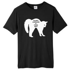 Fluff Around And Find Out Funny Cat Tall Fusion ChromaSoft Performance T-Shirt