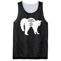 Fluff Around And Find Out Funny Cat Mesh Reversible Basketball Jersey Tank