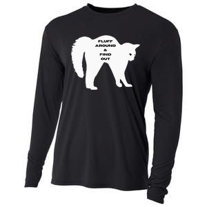 Fluff Around And Find Out Funny Cat Cooling Performance Long Sleeve Crew