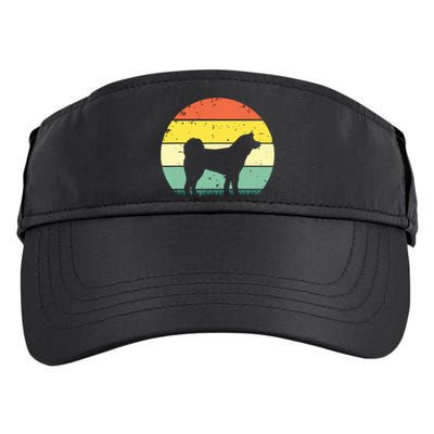 Funny Akita Art Men Women Dog Walker Veterinarian Dog Sitter Adult Drive Performance Visor