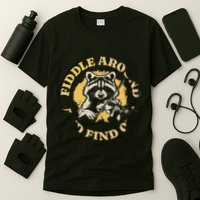 Fiddle Around And Find Out Funny Raccoon T-Shirt