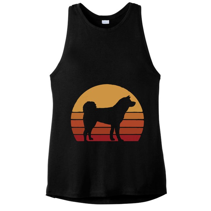 Funny Akita Art Men Women Dog Walker Veterinarian Dog Sitter Ladies PosiCharge Tri-Blend Wicking Tank