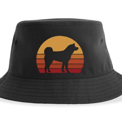 Funny Akita Art Men Women Dog Walker Veterinarian Dog Sitter Sustainable Bucket Hat
