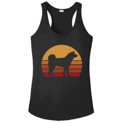 Funny Akita Art Men Women Dog Walker Veterinarian Dog Sitter Ladies PosiCharge Competitor Racerback Tank