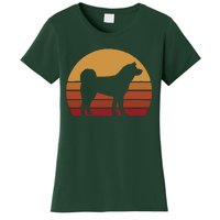 Funny Akita Art Men Women Dog Walker Veterinarian Dog Sitter Women's T-Shirt