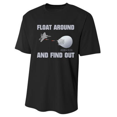 Float Around And Find Out Performance Sprint T-Shirt