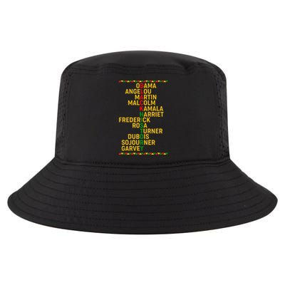 Famous African American Leader Culture Black History Month Cool Comfort Performance Bucket Hat