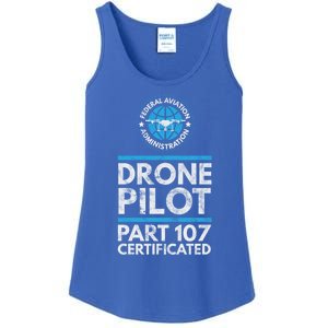 Federal Aviation Administration Certified Drone Pilot Gift Funny Gift Ladies Essential Tank