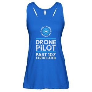 Federal Aviation Administration Certified Drone Pilot Gift Funny Gift Ladies Essential Flowy Tank