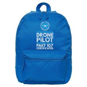 Federal Aviation Administration Certified Drone Pilot Gift Funny Gift 16 in Basic Backpack