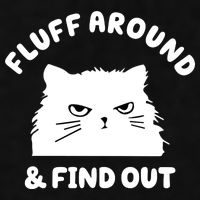 Fluff Around And Find Out Funny Angry Cat Ladies PosiCharge Tri-Blend Wicking Tank