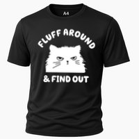 Fluff Around And Find Out Funny Angry Cat Performance Shirt