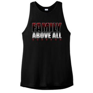 Family Above All Roman Wrestler Ladies PosiCharge Tri-Blend Wicking Tank