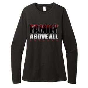 Family Above All Roman Wrestler Womens CVC Long Sleeve Shirt