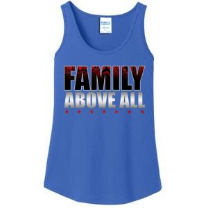 Family Above All Roman Wrestler Ladies Essential Tank