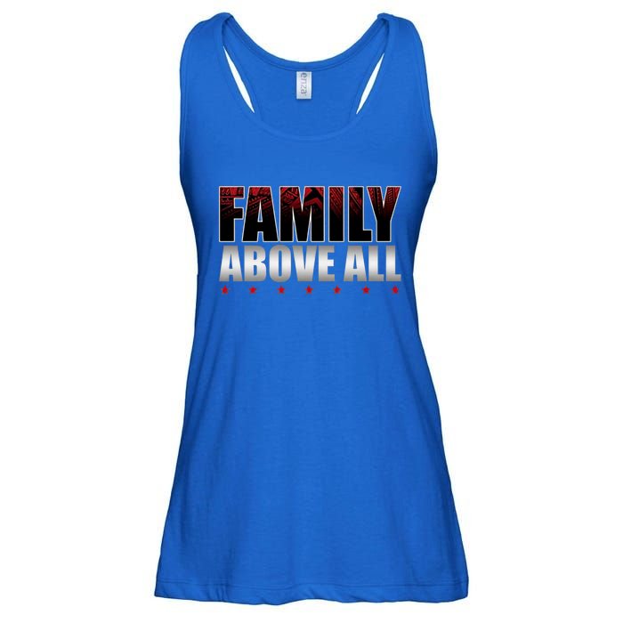 Family Above All Roman Wrestler Ladies Essential Flowy Tank