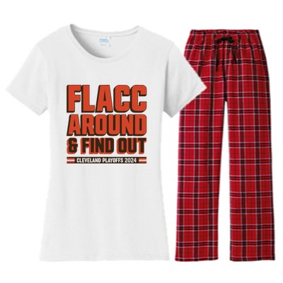 Flacc Around And Find Out Women's Flannel Pajama Set