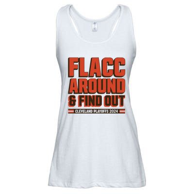 Flacc Around And Find Out Ladies Essential Flowy Tank