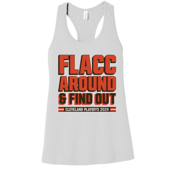 Flacc Around And Find Out Women's Racerback Tank