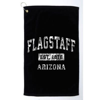 Flagstaff Arizona Az Vintage Established Golf Towel
