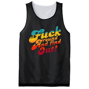 Fuck Around And Find Out FAFO F Around And Find Out Mesh Reversible Basketball Jersey Tank